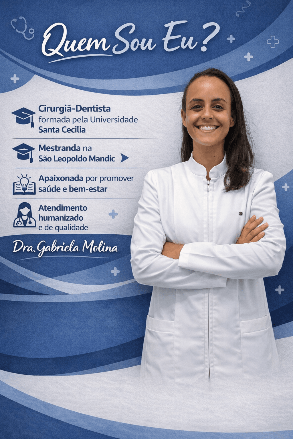 Foto da Dra. Gabriela Molina